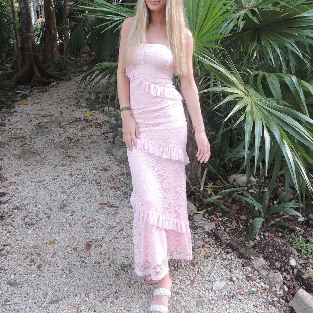 White Fox Maxi Dress